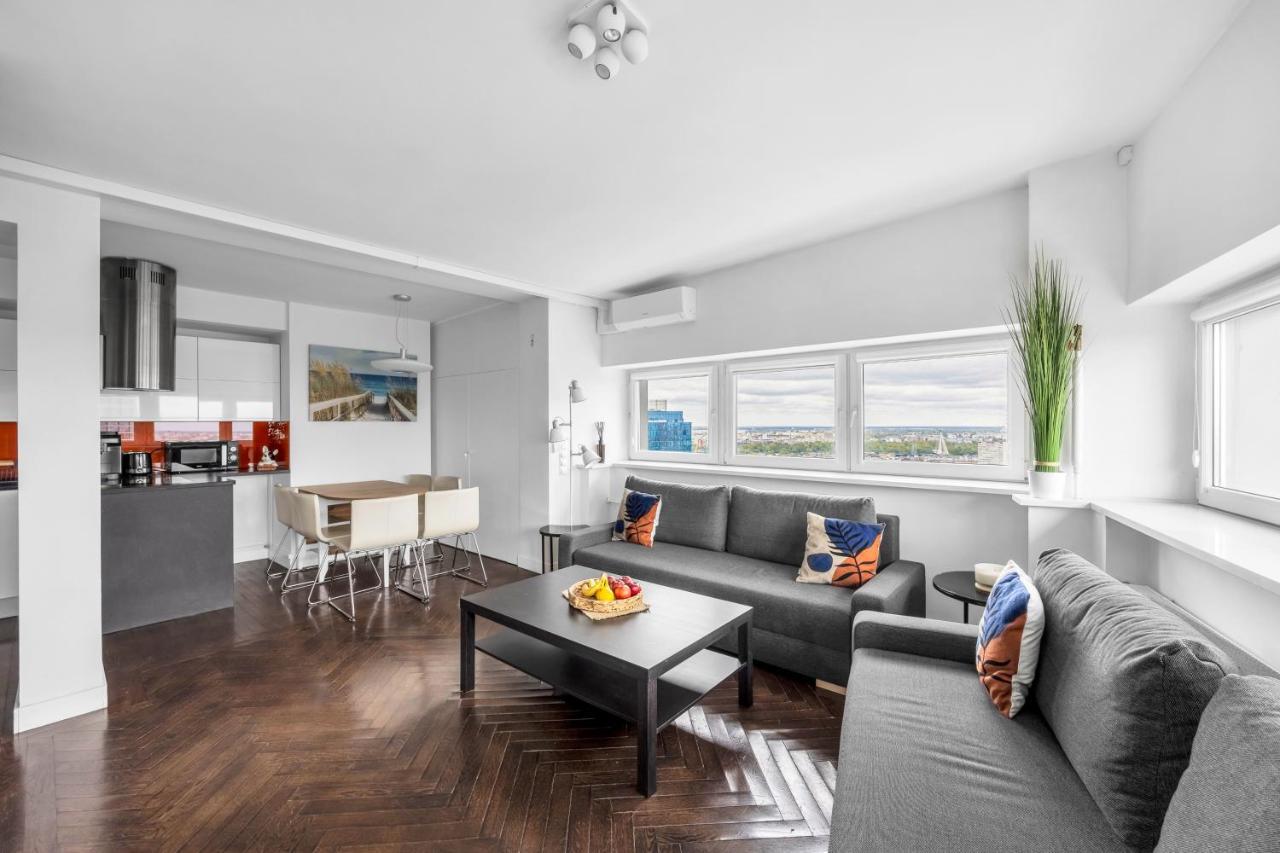 23Rd Floor 3Br Apt With Views Of Warszawa Eksteriør bilde