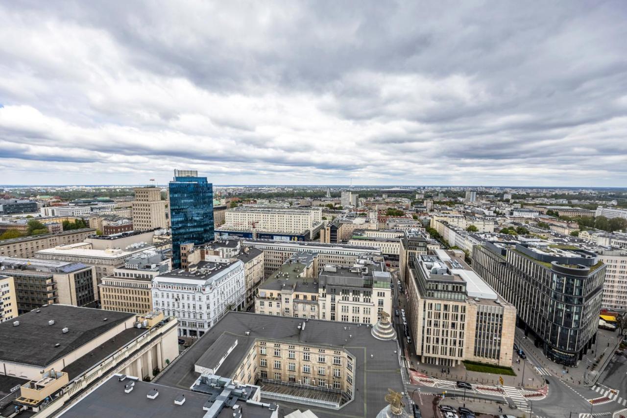 23Rd Floor 3Br Apt With Views Of Warszawa Eksteriør bilde